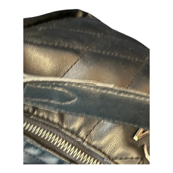 Steve Madden Quilted Black Shoulder Bag – Gunmetal Chain Strap - Picture 13 of 13